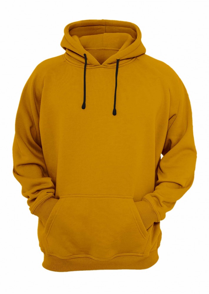 Buy Solids: Mustard Yellow Hoodie Online