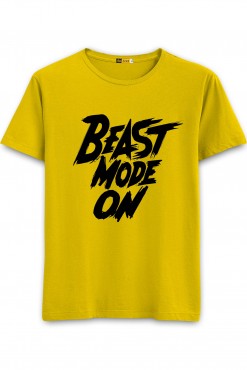  Beast Mode On Half Sleeve T-shirt in Faridabad