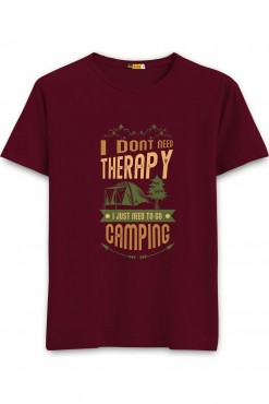  Camping Is My Therapy T-shirt in Chittoor
