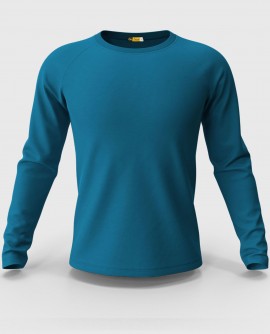  Solids: Full Sleeve T-shirt in Fazilka