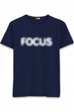  Focus Round Neck T-shirt in Fazilka