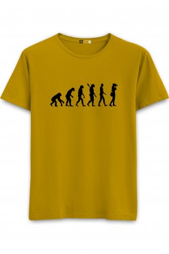  Photographer Evolution Round Neck T-shirt in Hisar