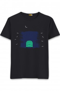  Forest Road Trip Round Neck T-shirt in Karnal