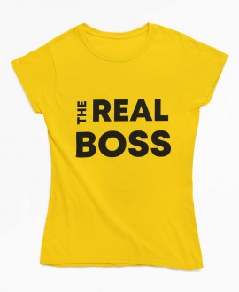  The Real Boss Women's T-shirt in Fazilka