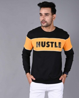  Hustle Color Block Sweatshirt in Karnal