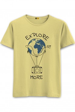  Explore More Round Neck T-shirt 