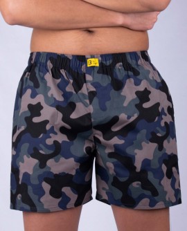  Blue Camouflage Boxer Shorts 