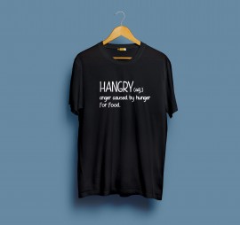  Hangry Round Neck T-shirt in Bareilly