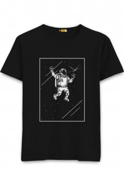  Astronaut Lost In Space Half Sleeve T-shirt in Fazilka