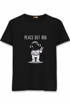  Peace Out Bro Half Sleeve T-shirt 