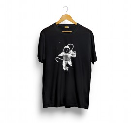  Falling Astronaut Round Neck T-shirt in Karnal
