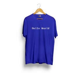  Hello World Round Neck T- Shirt in Fazilka