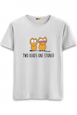 Stoned Bird Round Neck T-shirt in Sirsa