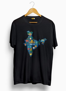  India Travel T-shirt in Hyderabad