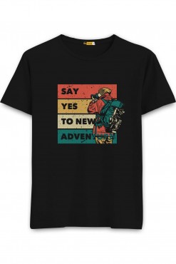  Say Yes To Adventure T-shirt in Chittoor