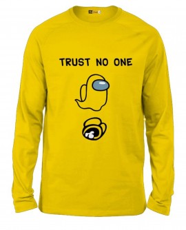  Trust No One Full Sleeve T-shirt in Fazilka