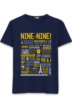  Brooklyn Nine-nine Doodle T-shirt in Araria