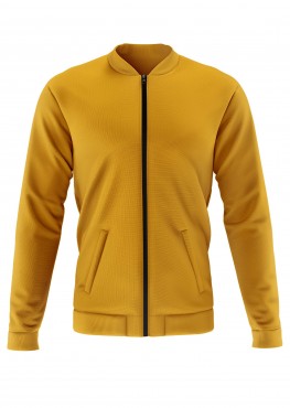  Solids: Mustard Yellow Bomber Jacket in Bareilly
