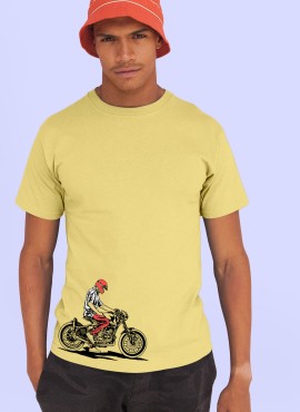  Biker Bro Half Sleeve T-shirt in Fazilka