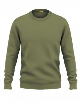  Solid: Olive Green Sweatshirt in Fazilka