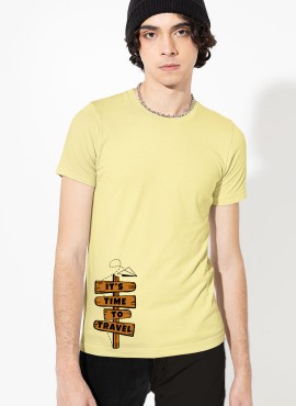  Time To Travel Half Sleeve T-shirt in Bareilly