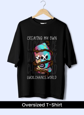 Creating My Own Life Oversized T-shirt in Sirsa
