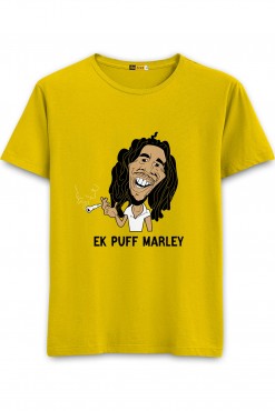  Ek Puff Marley Round Neck T-shirt in Fazilka