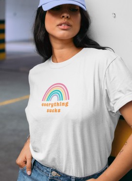  Everything Sucks Half Sleeve T-shirt in Hyderabad