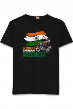  Proud Indian Rider Half Sleeve T-shirt in Fazilka