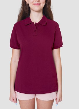  Maroon Polo T Shirt For Women in Agra