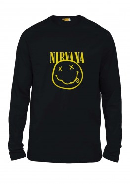  Nirvana Full Sleeve T-shirt in Fazilka