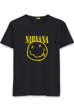  Nirvana Round Neck T-shirt in Fazilka