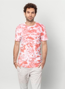 Peach Tie Dye T-shirt 