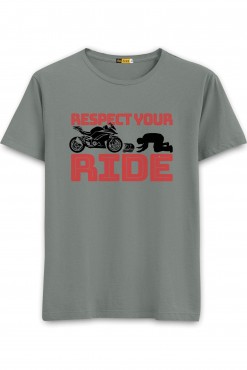  Respect Your Ride Half Sleeve T-shirt in Delhi