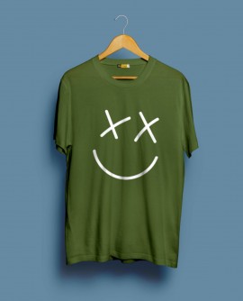  Smiley Round Neck T-shirt in Karnal