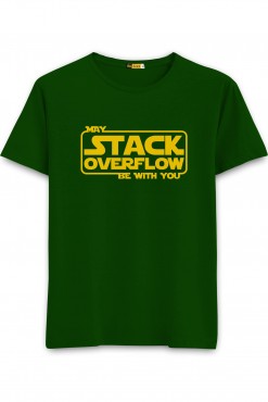  Stack Overflow Round Neck T-shirt in Araria