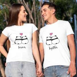  Together Forever Couple T-shirt in Panipat