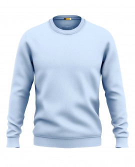  Solids: Light Blue Sweatshirt in Fazilka