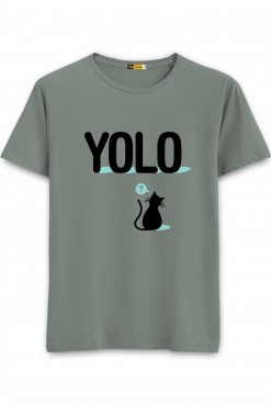  Yolo Cat Half Sleeve T-shirt in Delhi
