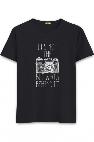 Behind The Camera Round Neck T-Shirt