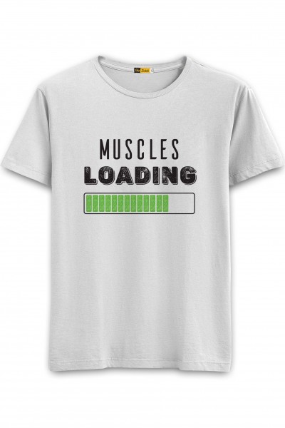 Muscles Loading Half Sleeve T-Shirt