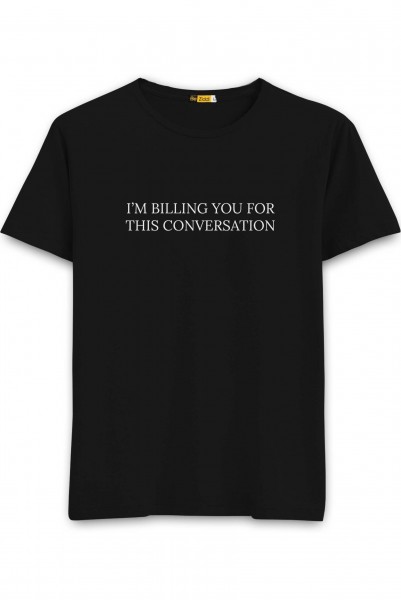 Conversation Lawyer Half Sleeve T-Shirt