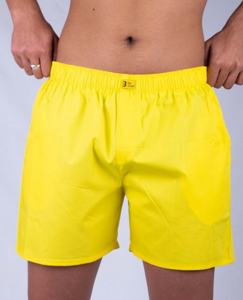 Solids: Yellow Boxer Shorts