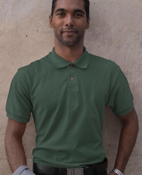 Basil Green Polo T- Shirt