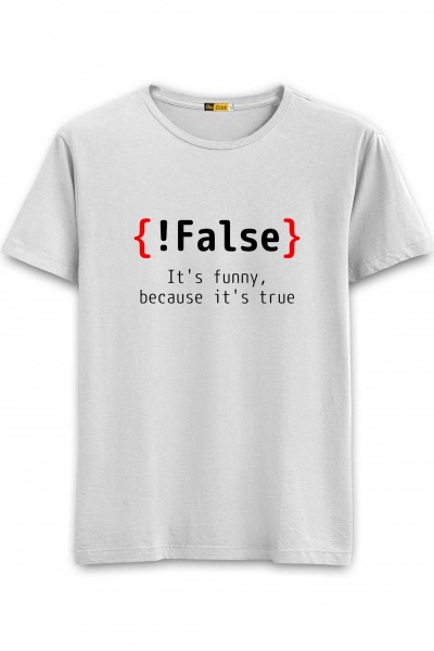 Coding False Round Neck T-Shirt