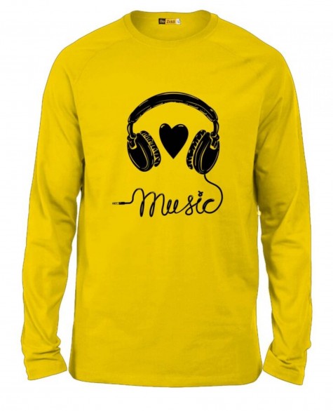Music Love Full Sleeve T-Shirt