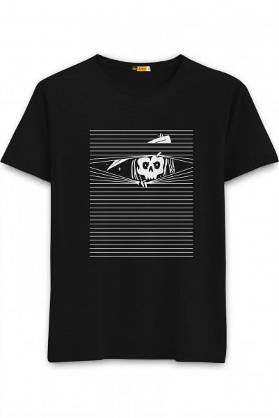 Skull Grim Reaper Half Sleeve T-Shirt