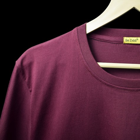 Solids: Burgundy Half Sleeve T-Shirt
