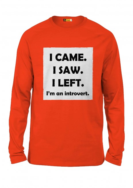 Introvert Full Sleeve T-Shirt