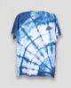 Tie Dye: Shibori Blue Half Sleeve T-Shirt